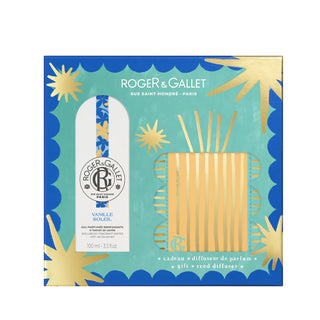 Roger&Gallet Christmas Gift Set: Vanille Soleil Fragrant Water 100ml  + Diffuser