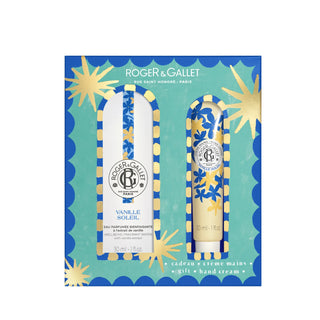 Roger&Gallet Christmas Gift Set: Vanille Soleil Fragrant Water 30ml+ Hand Cream 30ml