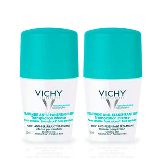 Vichy Deo Roll-On 48h Anti-Perspirant Treatment Intense 2x50ml