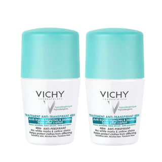 Vichy Deo Roll-On 48h Anti-Perspirant Treatment Anti Marks 2x50ml