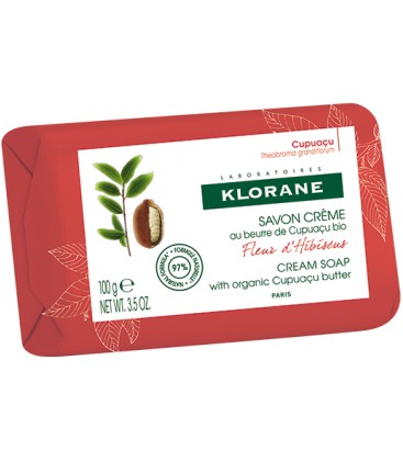 Klorane Cupuaçu Fleur d'Hibiscus Nourishing Cream Soap 100g