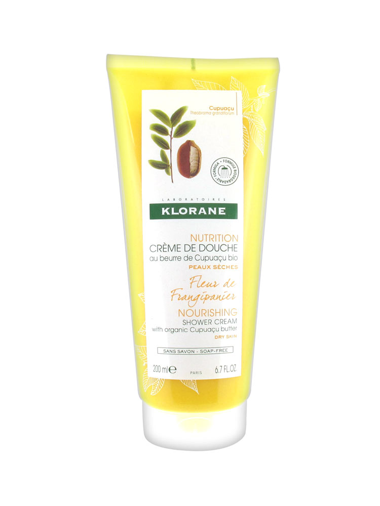 Klorane Cupuaçu Fleur de Frangipanier Nourishing Shower Cream 200ml