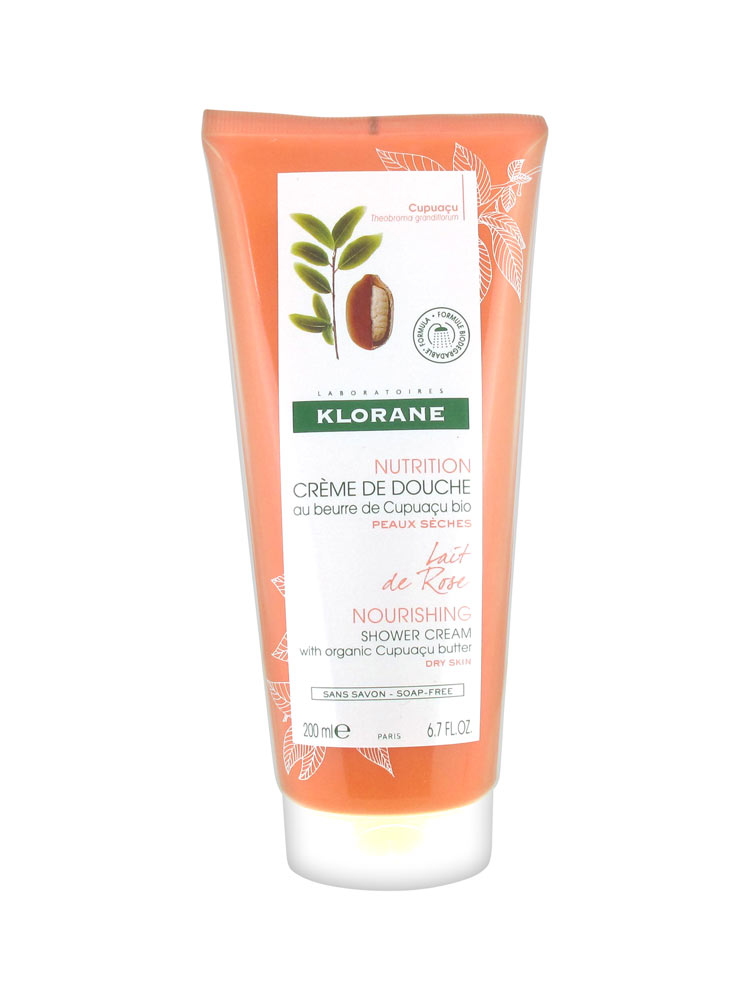 Klorane Cupuaçu Lait de Rose Nourishing Shower Cream 200ml