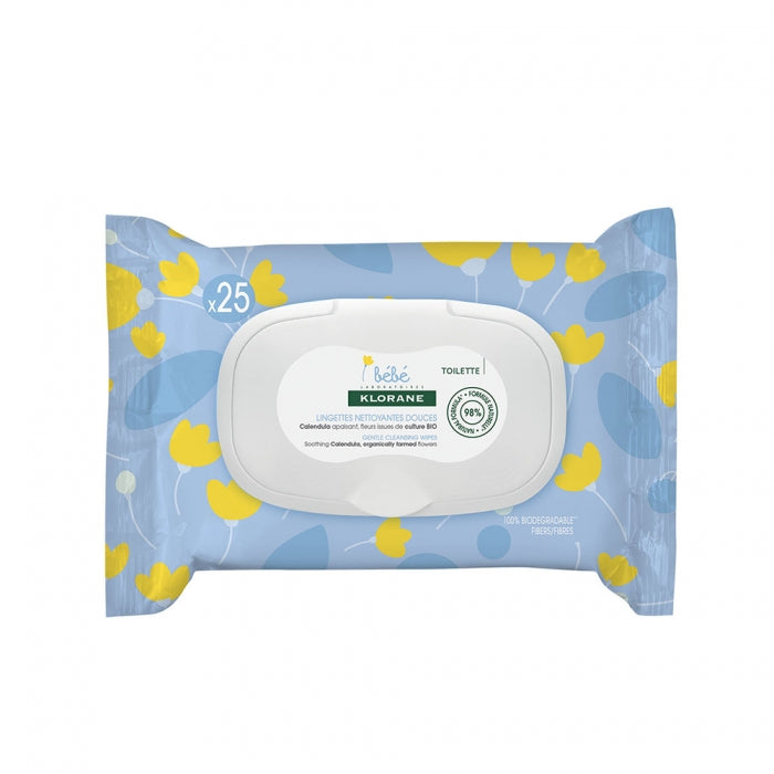 Klorane Baby Cleansing Wipes 25un