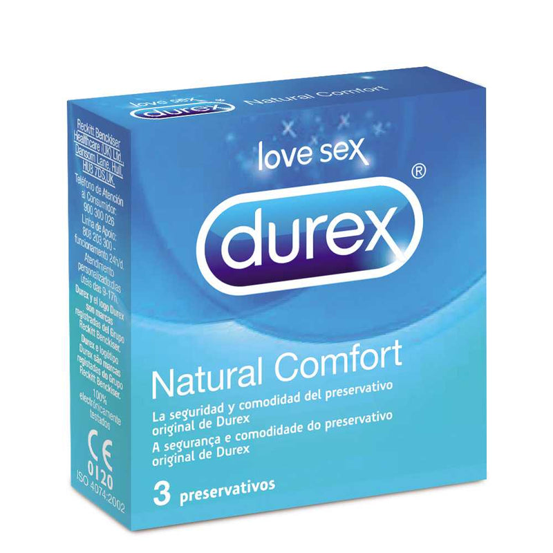Durex Condoms Natural Comfort 3uni