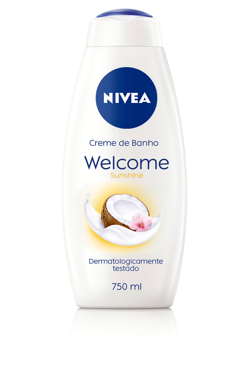 Nivea Welcome Sunshine Bath Cream 750ml