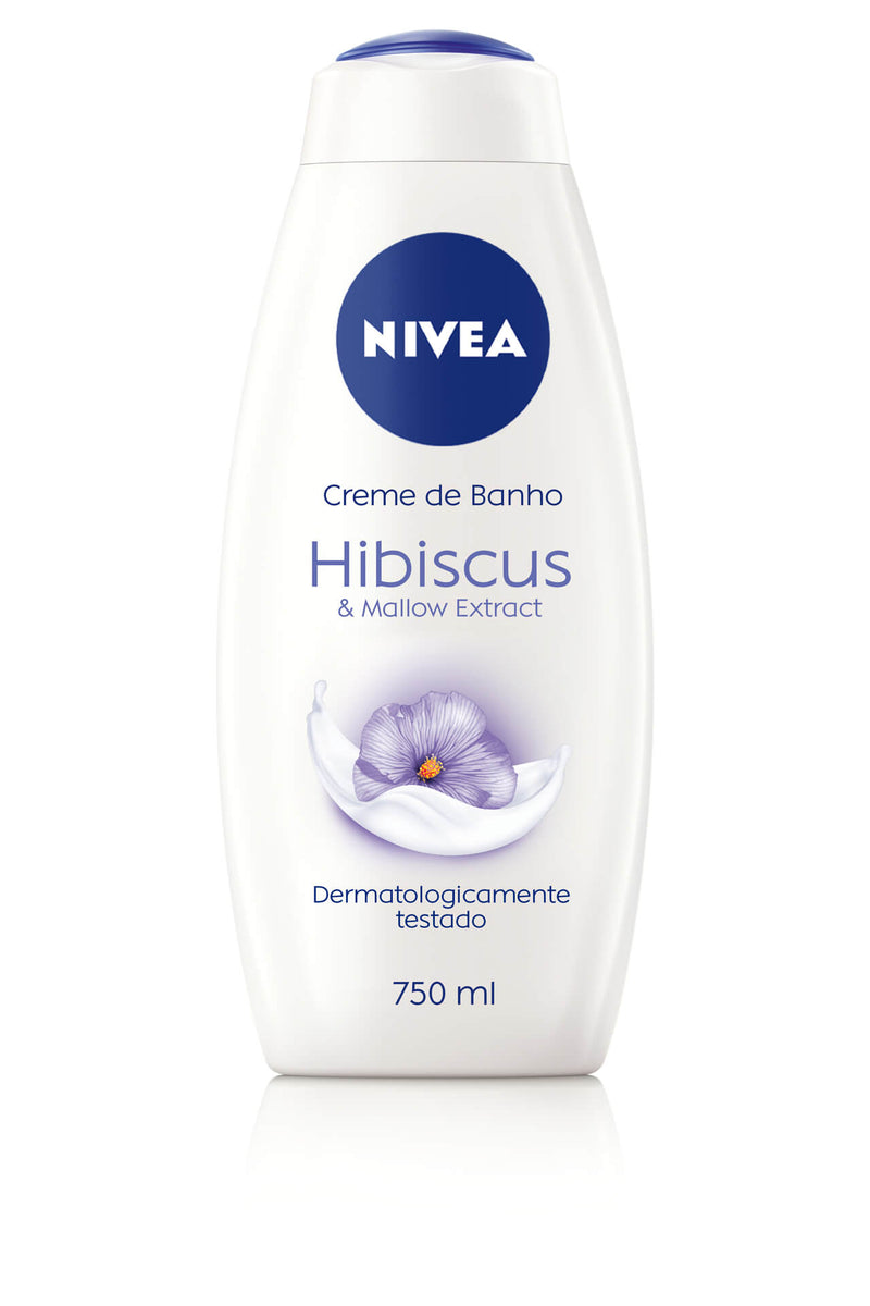 Nivea Hibiscus & Mallow Extract Bath Cream 750ml