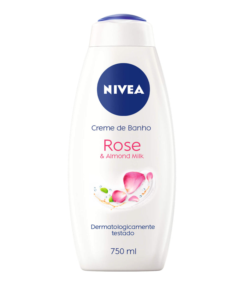 Nivea Rose & Almond Milk Bath Cream 750ml
