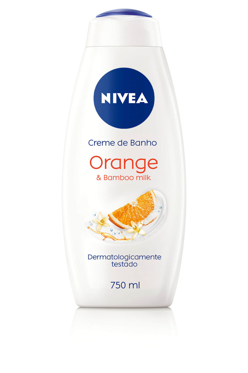 Nivea Orange & Bamboo Milk Bath Cream 750ml