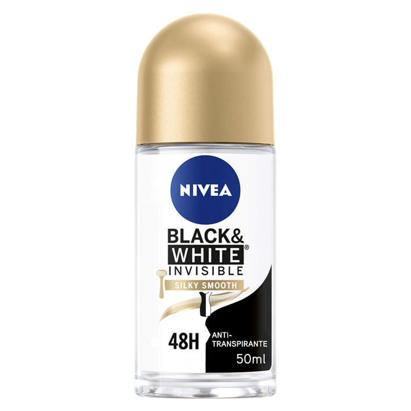 Nivea Roll-On Invisible For Black & White Silky Smooth 50ml