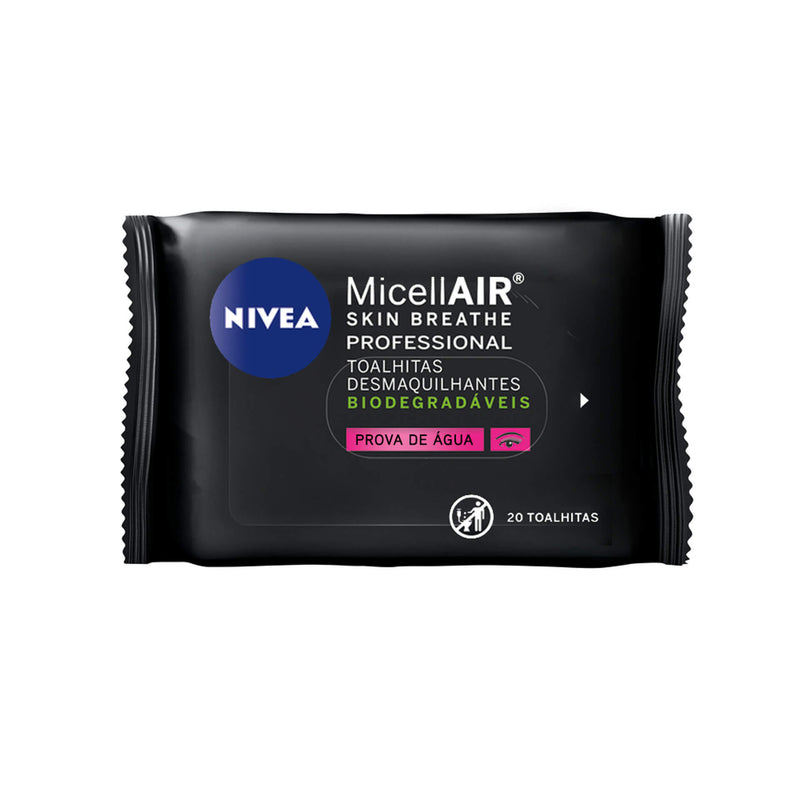 Nivea Micellair Professional Makeup Remover Wipes* 20Wipes