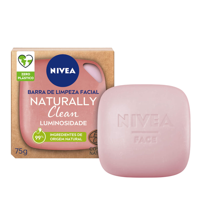Nivea Naturally Clean Radiant Cleansing Bar 75g