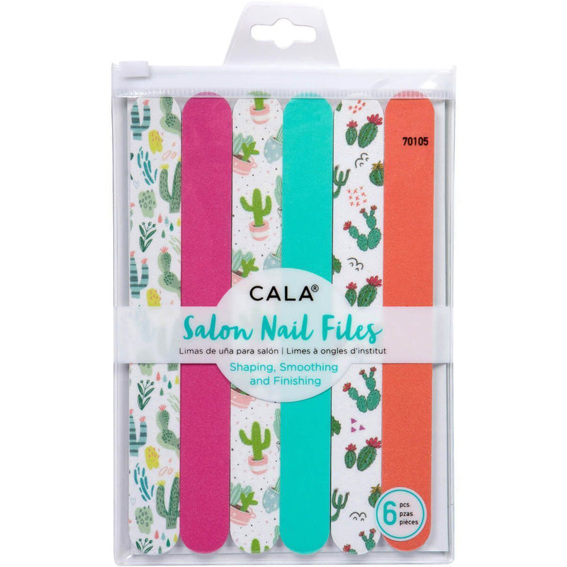 Cala Cala Salon Nail Files Cactus 6Pcs