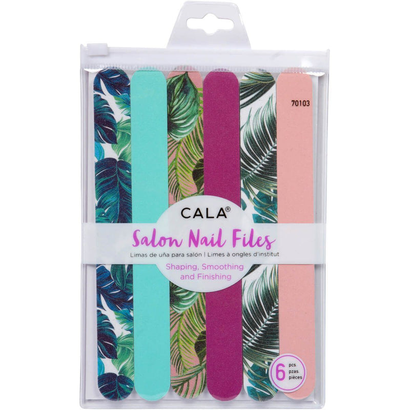 Cala Cala Salon Nail Files Pink Jungle 6Pcs
