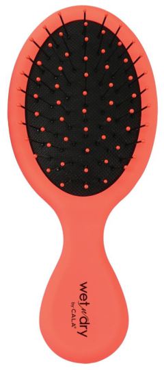 Cala Wet N Dry Mini Hair Brush Neon Orange