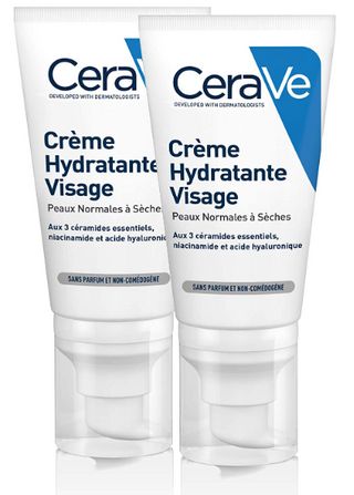 CeraVe Moisturizing Face Cream PM 2x52ml