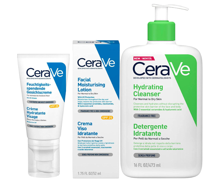 CeraVe Moisturizing Facial Lotion SPF30 52ml + CeraVe Moisturizing Cleansing Cream 473ml