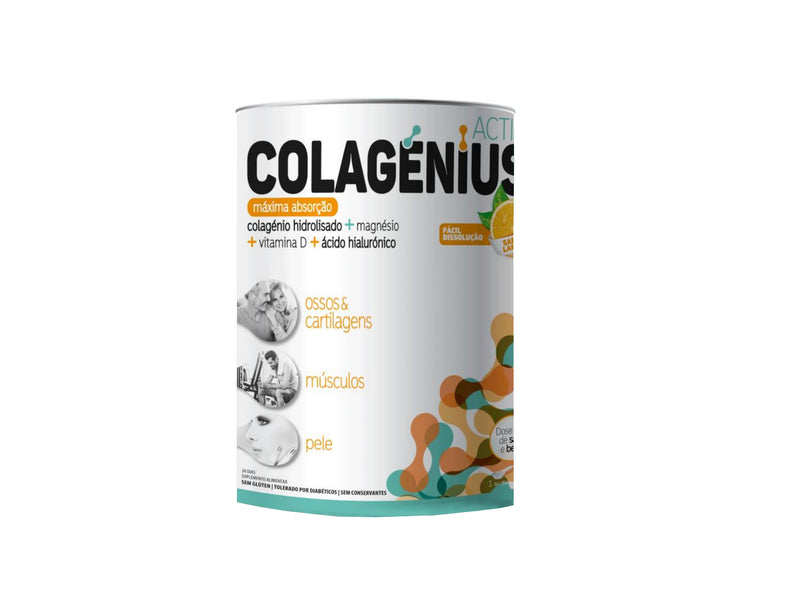 Colagenius Active Hydrolyzed with Hyaluronic Acid Orange Flavor 330g