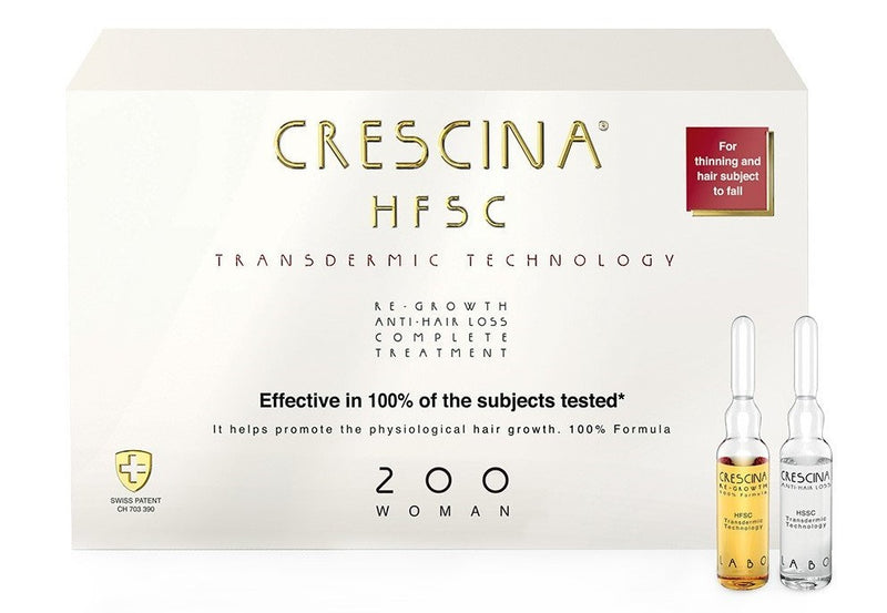Crescina Transdermic Hfsc Complete Treatment Ampoules for Women 200 10 + 10 Amp