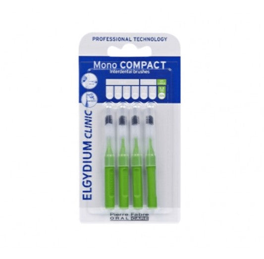 Elgydium Clinic Mono Compact Brush Green PB 4 units