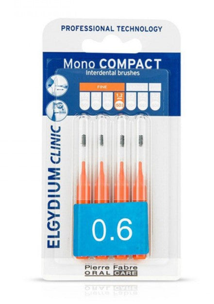Elgydium Clinic Mono Compact Brush Orange PB 4 units