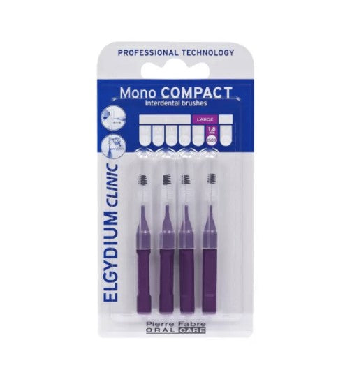 Elgydium Clinic Mono Compact Brush Purple PB 4 units