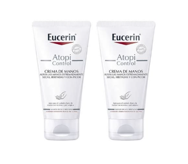 Eucerin AtopiControl Hand Cream 2x75ml