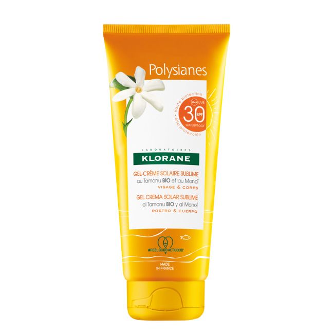 Klorane Polysianes Sunscreen Gel-Cream Sublime SPF30 200ml