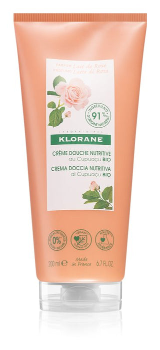 Klorane Cupuaçu Lait de Rose Nourishing Shower Cream 200ml