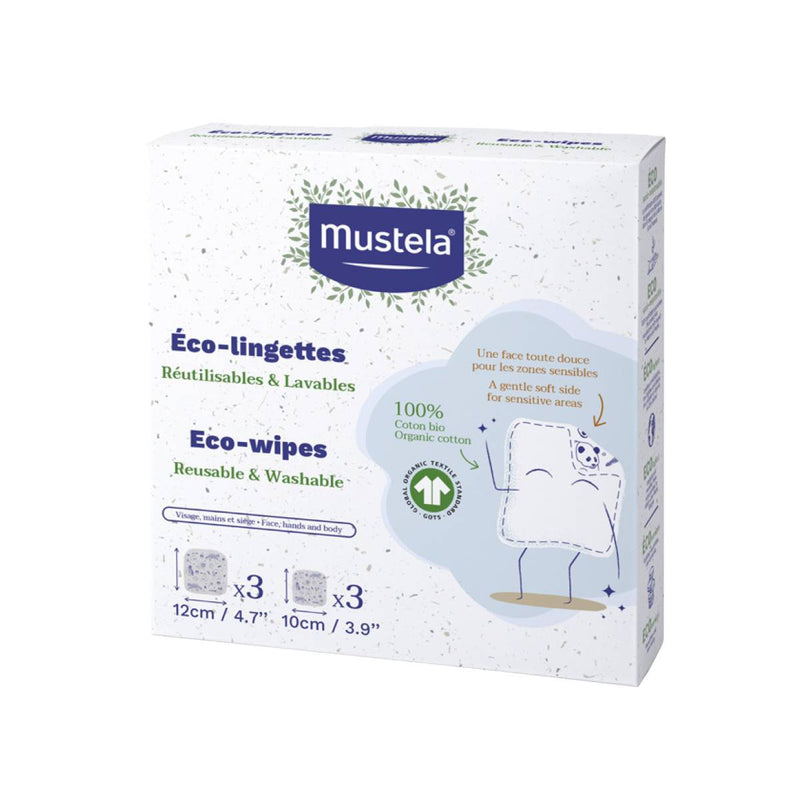 Mustela Eco Wipes Reusable Refill 6 units