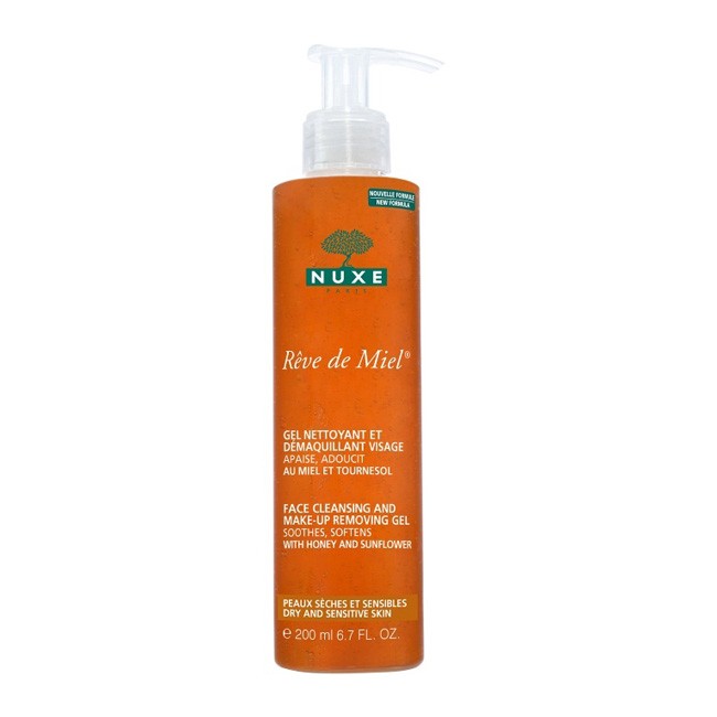 Nuxe Rêve De Miel Face Cleanser and Make-Up Removing Gel 200ml