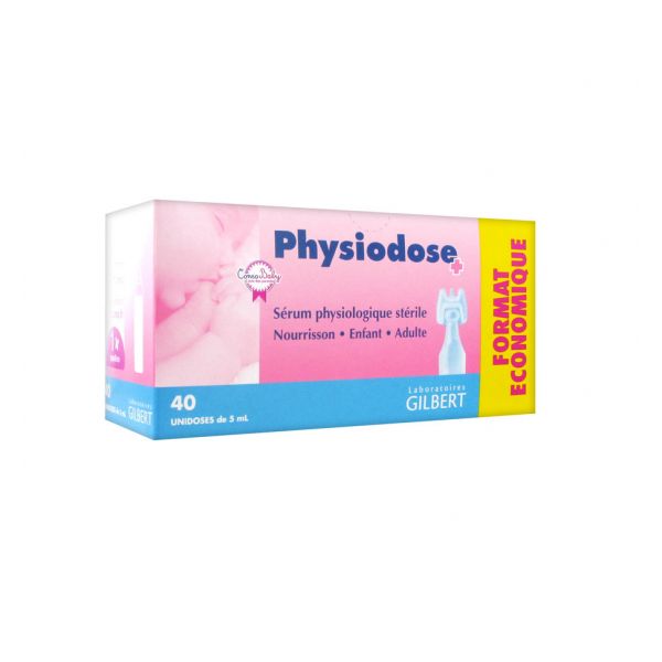 Physiodose Physiological Saline Solution 40x5ml