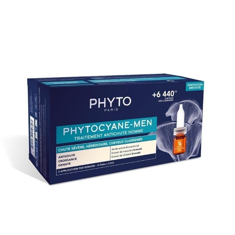 Phyto Phytocyane-Men Hair Loss Treatment Men 12 ampoules x 5ml