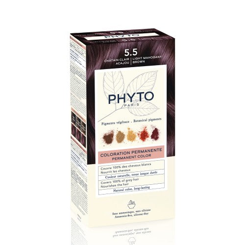 Phyto Permanent Coloring Tone 5.5 Light Brown Cashew