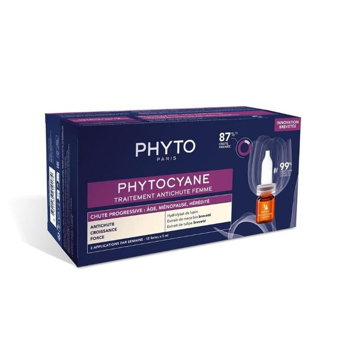 Phyto Phytocyane Hair Loss Treatment Women 12 ampoules x 5ml