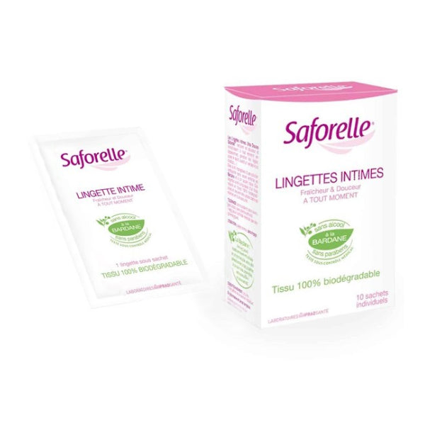 Saforelle Intimate Wipes 10 units