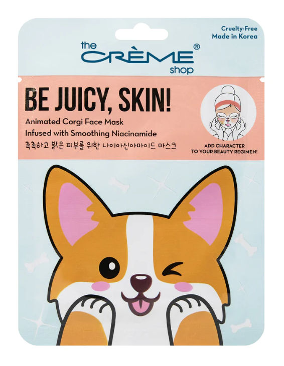 The Cream Shop Be Juicy, Skin! Corgi Niacinamide Infused Mask
