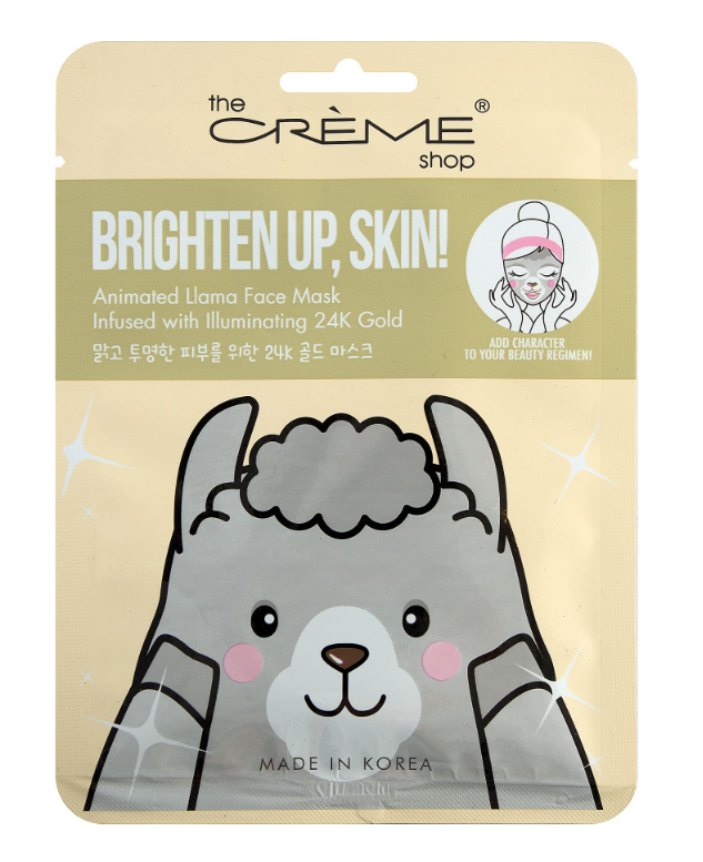 The Cream Shop Brighten Up, Skin! 24K Gold Infused Llama Mask