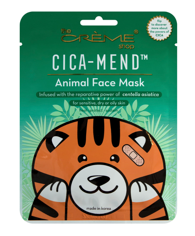 The Cream Shop Cica Mend Tiger Mask Infused with Asian Spark