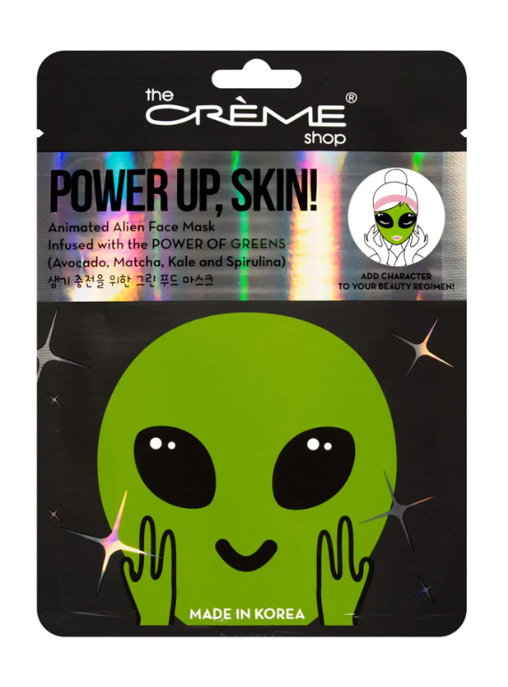 The Cream Shop Power Up, Skin! Alien Antioxidant Mask With Avocado, Matcha and Kalé