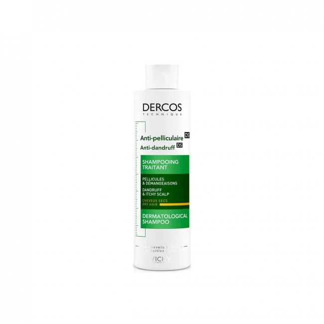 Vichy Dercos Anti-Dandruff Shampoo - For Dry Hair 200ml