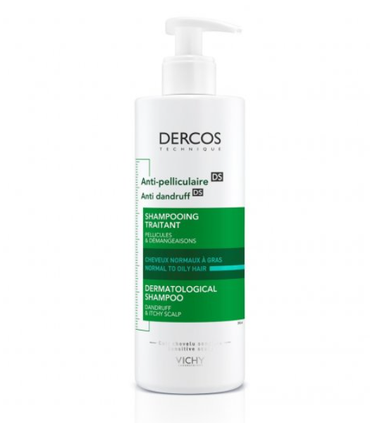Vichy Dercos Anti-Dandruff Shampoo - For Normal to Oily Hair 390ml