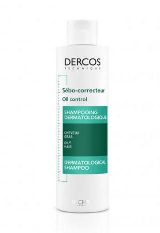 Vichy Dercos Sebocorrector - Oil Control Treatment Shampoo 200ml