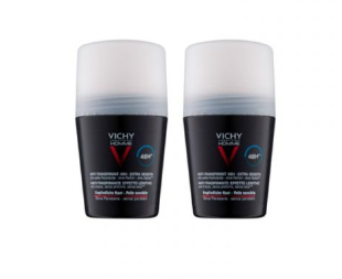 Vichy Homme Duo Deo Roll-On 48h Sensitive Skin 2x50ml