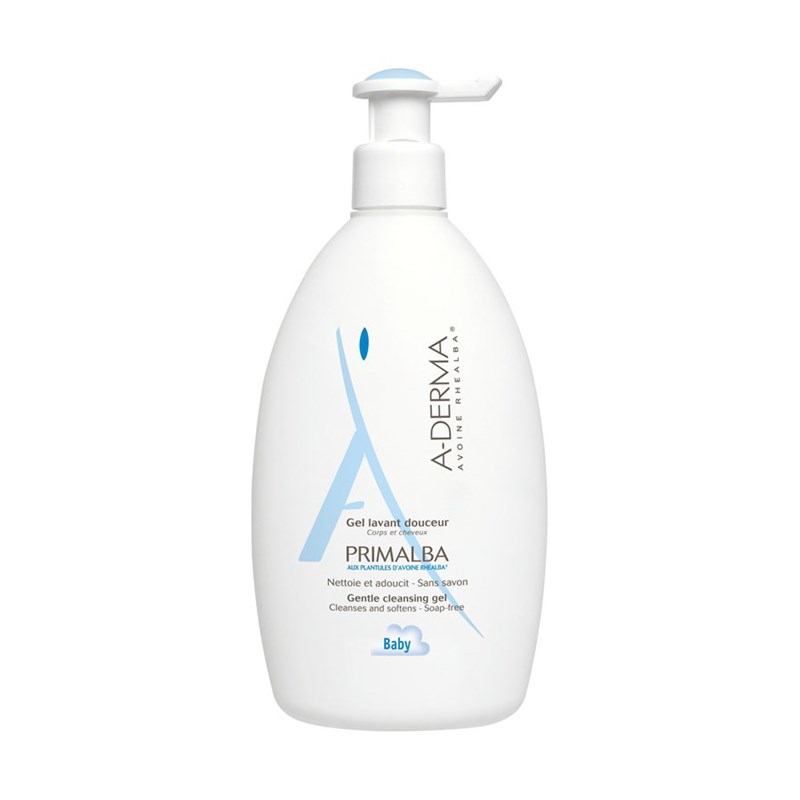 A-Derma Primalba Gentle Cleansing Gel for Body and Hair 500ml