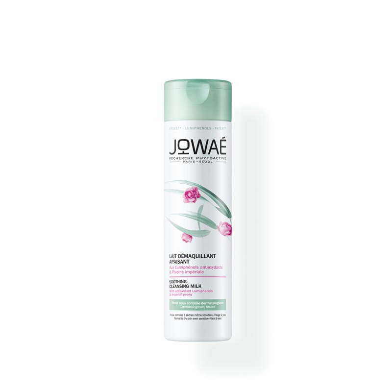 Jowaé Soothing Cleansing Milk - Face and Eyes - Normal to Dry Skin even Sensitive 200ml