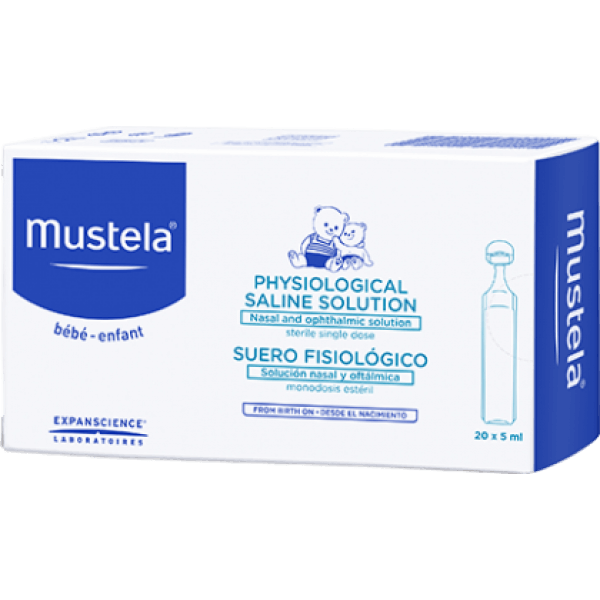 Mustela Physiological Saline Solution 20x5ml