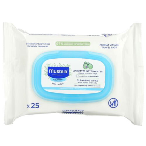 Mustela Facial Cleansing Wipes 25 Units