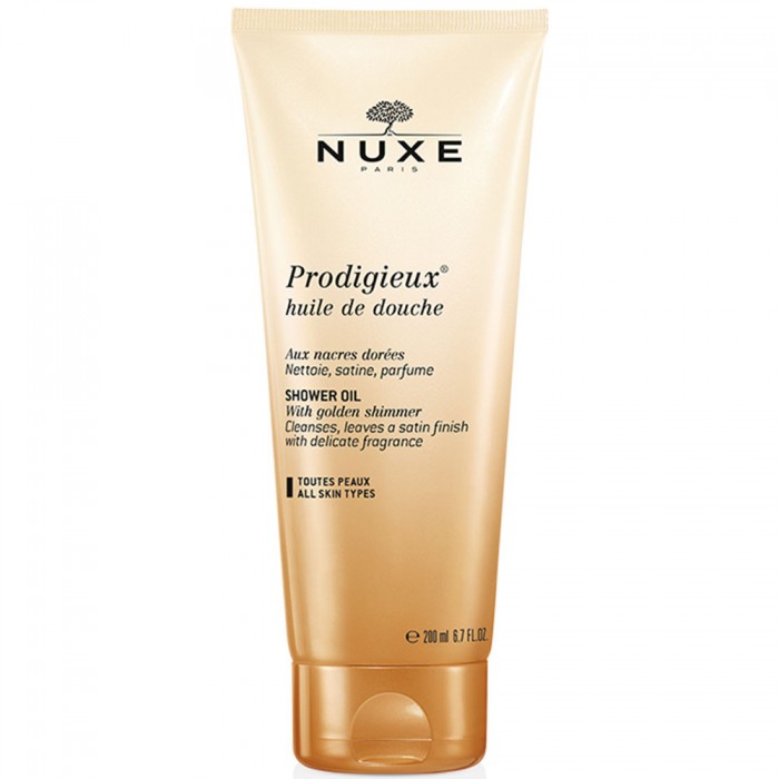 Nuxe Prodigieux Precious Scented Shower Oil - With Golden Shimmer 200ml