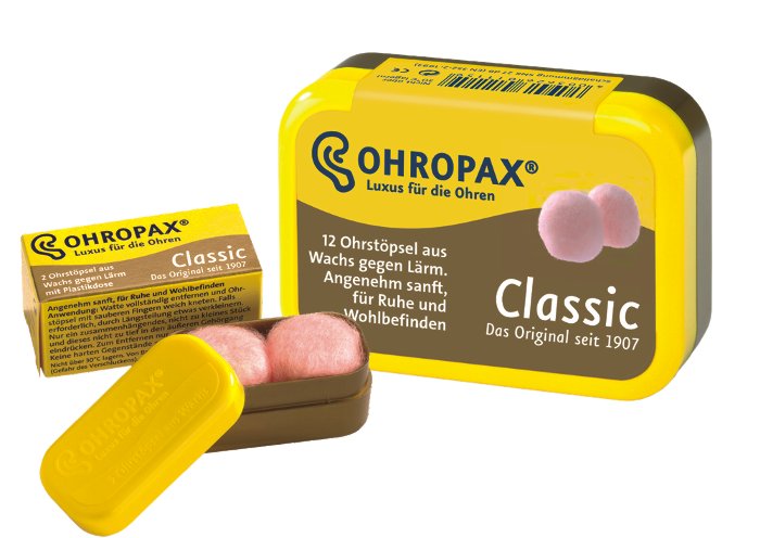 Ohropax Classic Wax Caps 12 Units
